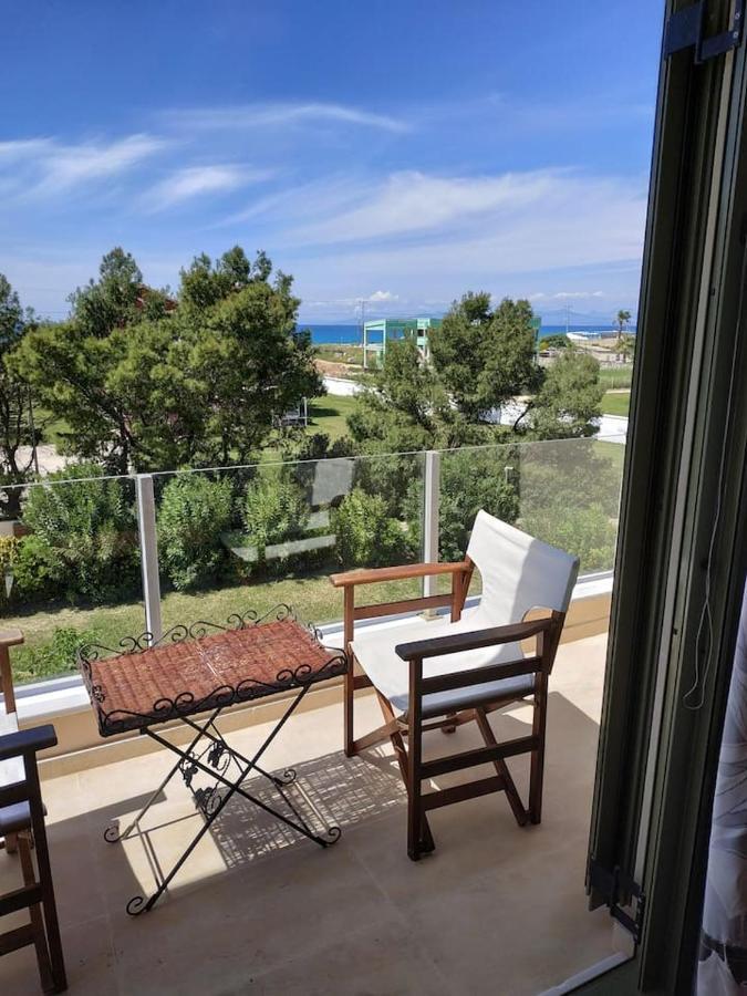 Beachfront Villa Galazio Lefkáda Kültér fotó
