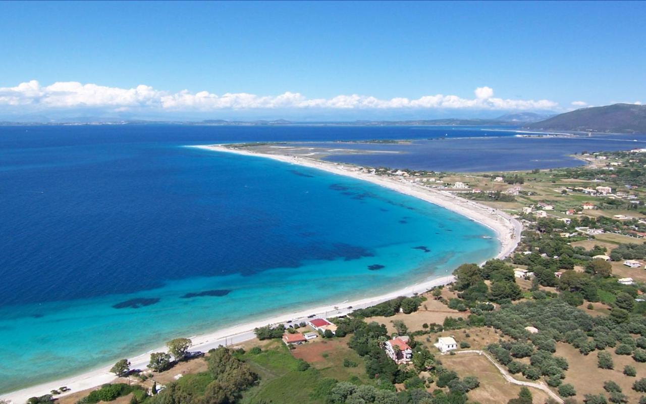 Beachfront Villa Galazio Lefkáda Kültér fotó